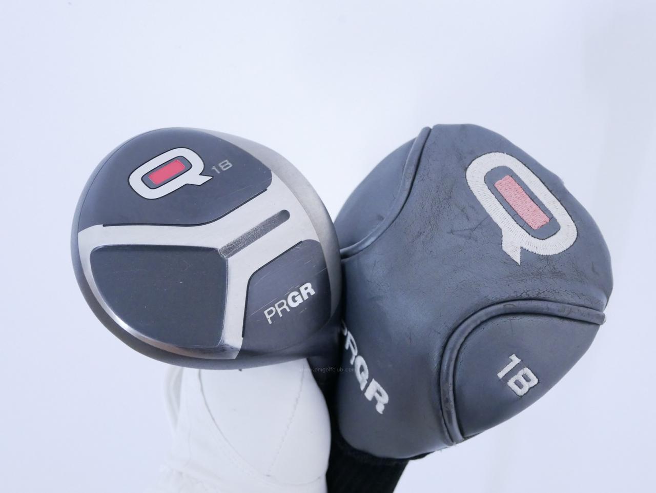 Fairway Wood : PRGR : ไม้กระเทย PRGR Q (รุ่นปี 2019 สำหรับเล่นได้ทุกไลน์) Loft 18 Flex R 