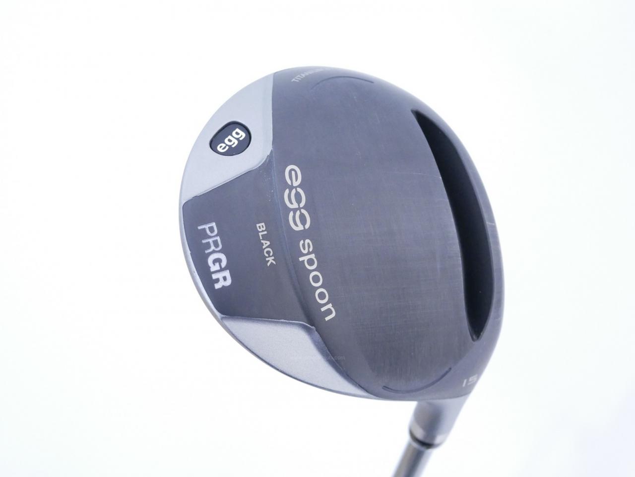 Fairway Wood : PRGR : หัวไม้ 3 PRGR Egg Spoon BLACK (ปี 2022) Loft 15 ก้าน Mitsubishi Diamana Flex S