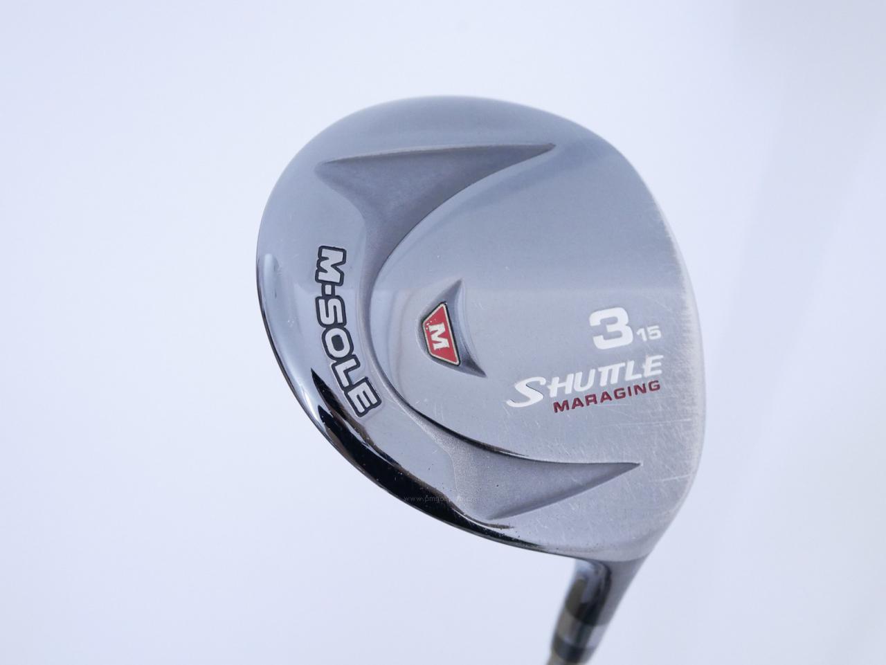 Fairway Wood : Maruman : **มีบุบ** หัวไม้ 3 Maruman Shuttle M-Sole Loft 15 Flex SR