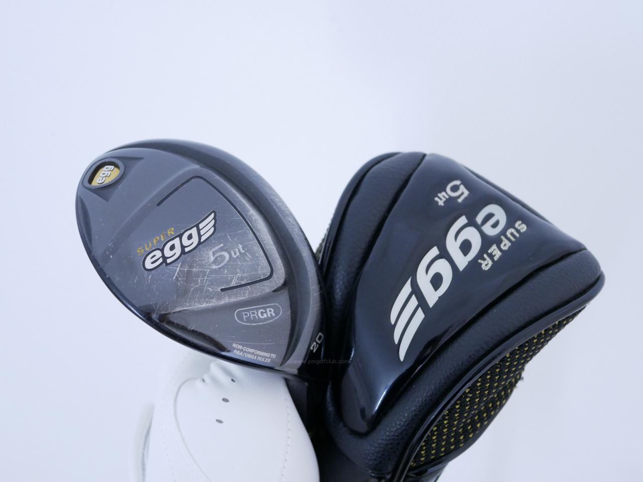 Fairway Wood : PRGR : ไม้กระเทย PRGR Super Egg (หน้าเด้งเกินกฏ COR 0.84 ออกปี 2018 หายากมาก) Loft 20 ก้าน M-35 Flex R2