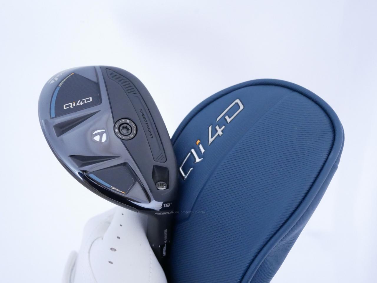 Fairway Wood : Taylormade : ไม้กระเทย Taylormade Qi4D Rescue (รุ่นใหม่ล่าสุด ออกปี 2026) Loft 19 ก้าน Mitsubishi REAX 75 Flex S