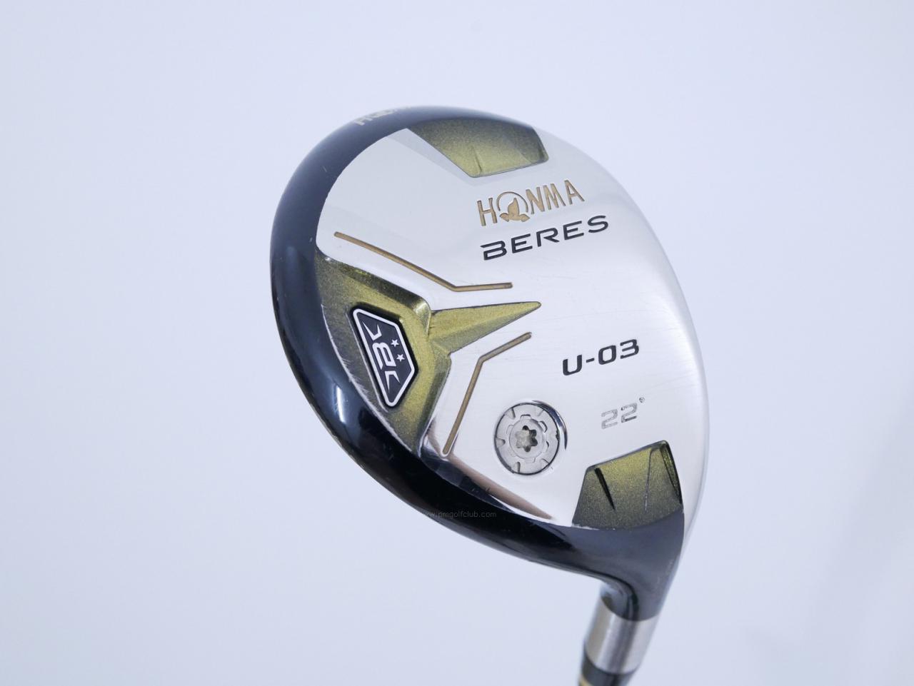 Fairway Wood : Honma : ไม้กระเทย Honma Beres U-03 (ปี 2016) Loft 22 ก้าน ARMRQ 8 (49) Flex R (2 ดาว)