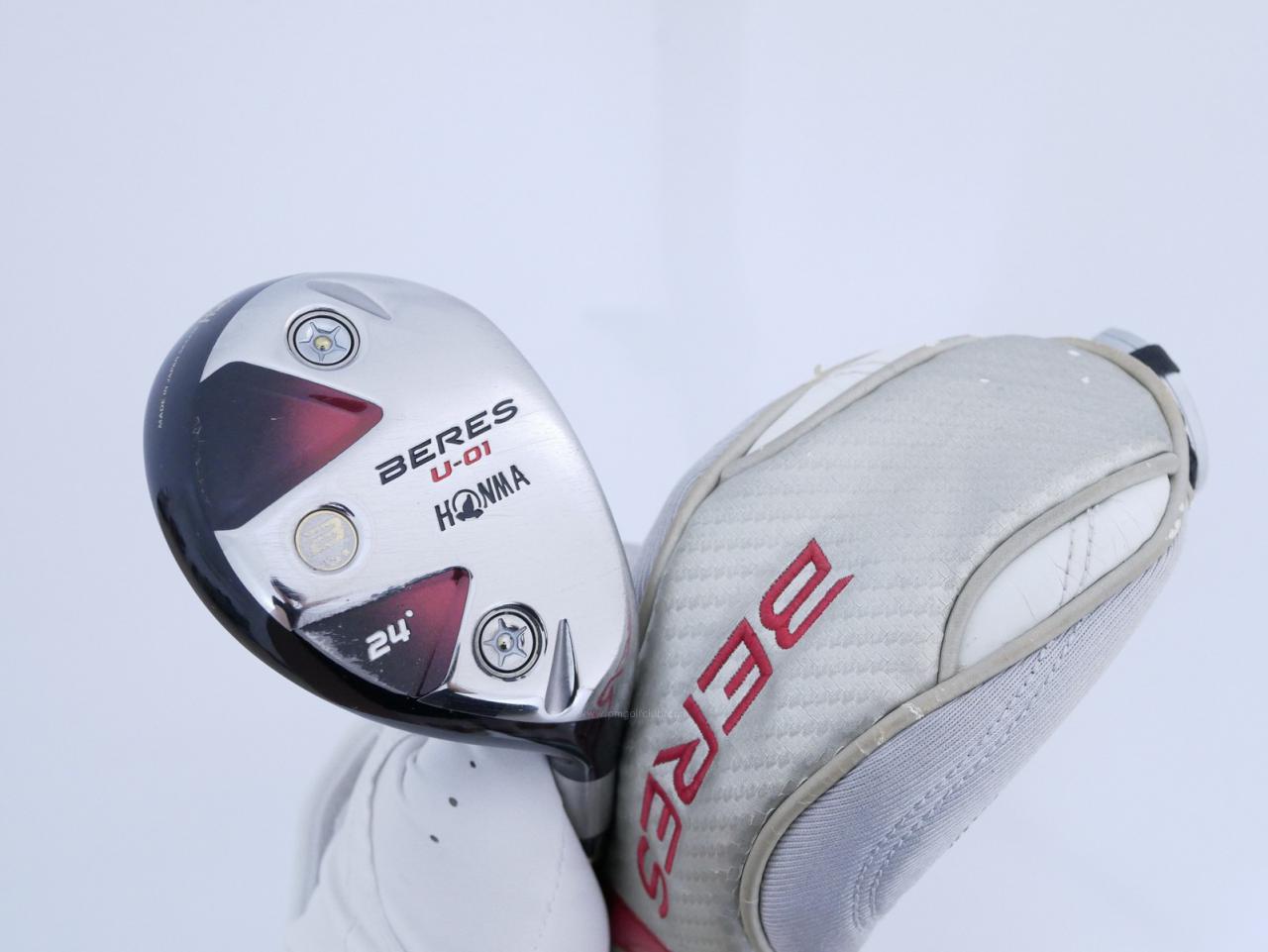 Fairway Wood : Honma : **ก้าน 3 ดาว** ไม้กระเทย Honma Beres U-01 Loft 24 ก้าน ARMRQ 6 (49) Flex R (3 ดาว)