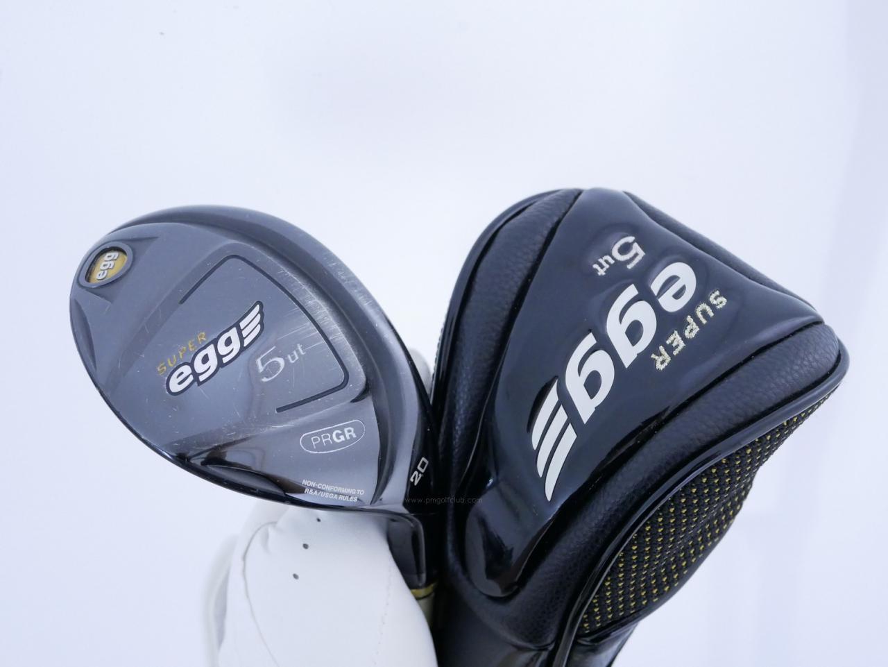 Fairway Wood : PRGR : ไม้กระเทย PRGR Super Egg (หน้าเด้งเกินกฏ COR 0.84 ออกปี 2018 หายากมาก) Loft 20 ก้าน M-35 Flex R2