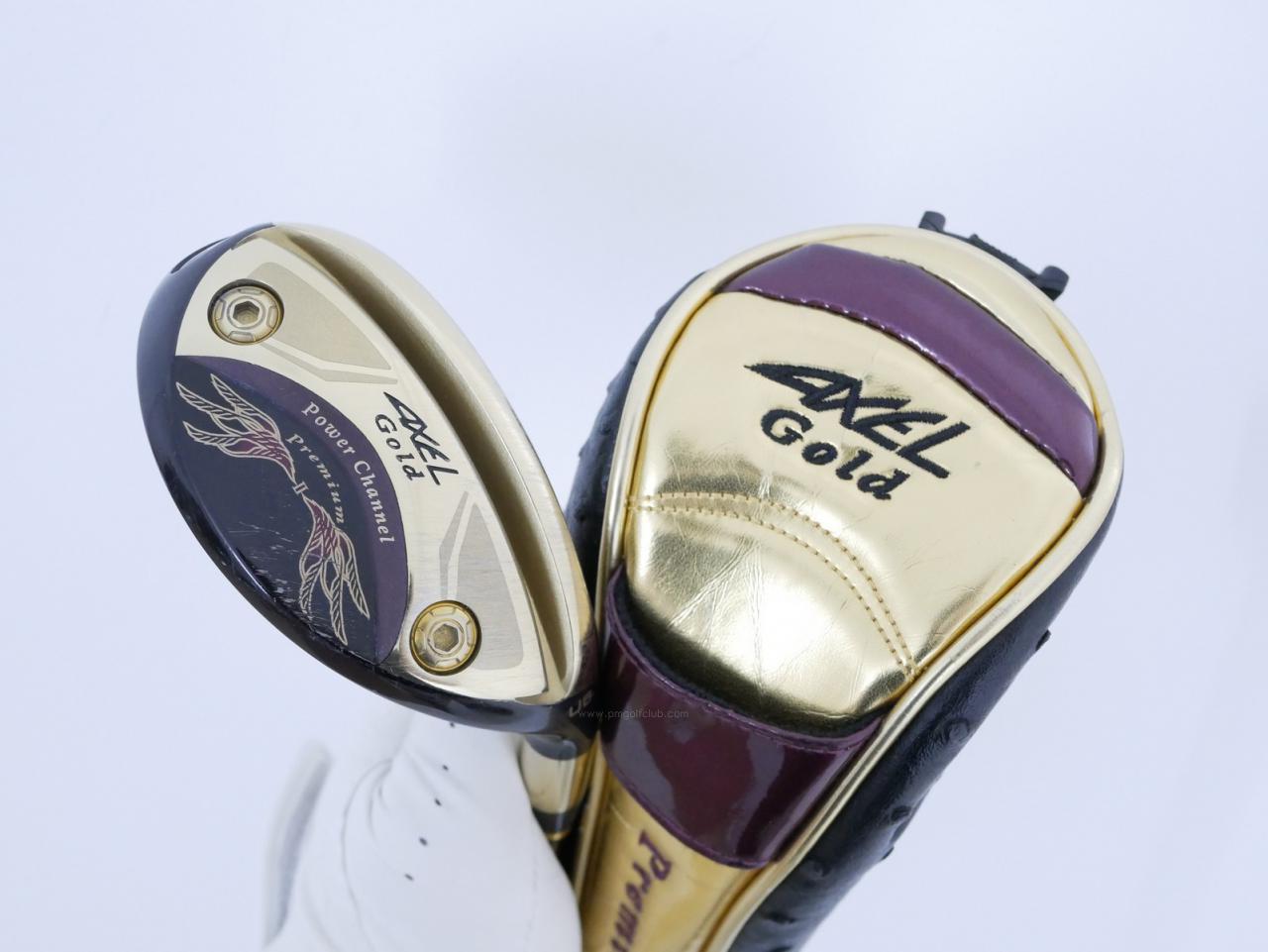 Fairway Wood : Tsuruya : ไม้กระเทย Tsuruya AXEL Gold Premium II (รุ่นท๊อปสุด หายากมาก) Loft 23 Flex R