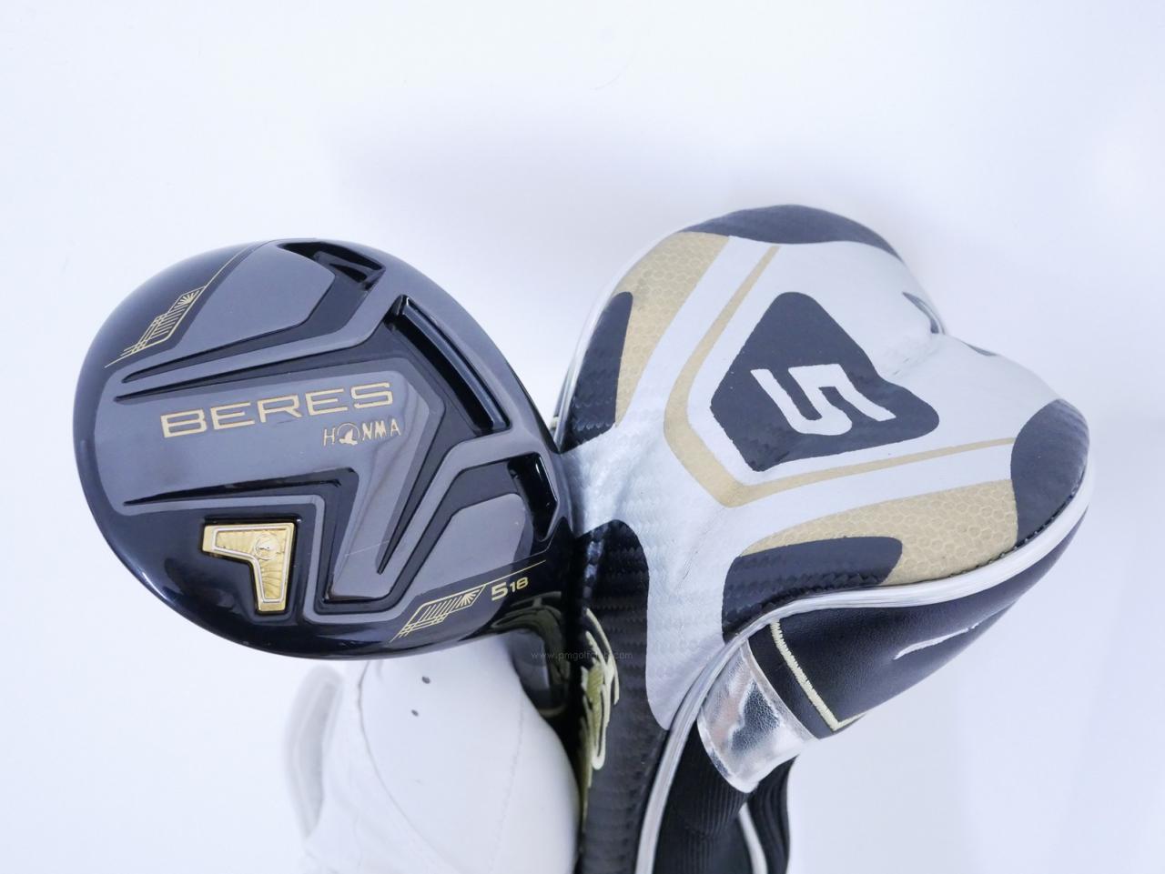 Fairway Wood : Honma : หัวไม้ 5 Honma Beres Black (รุ่นปี 2023) Loft 18 ก้าน Honma ARMRQ MX Flex S