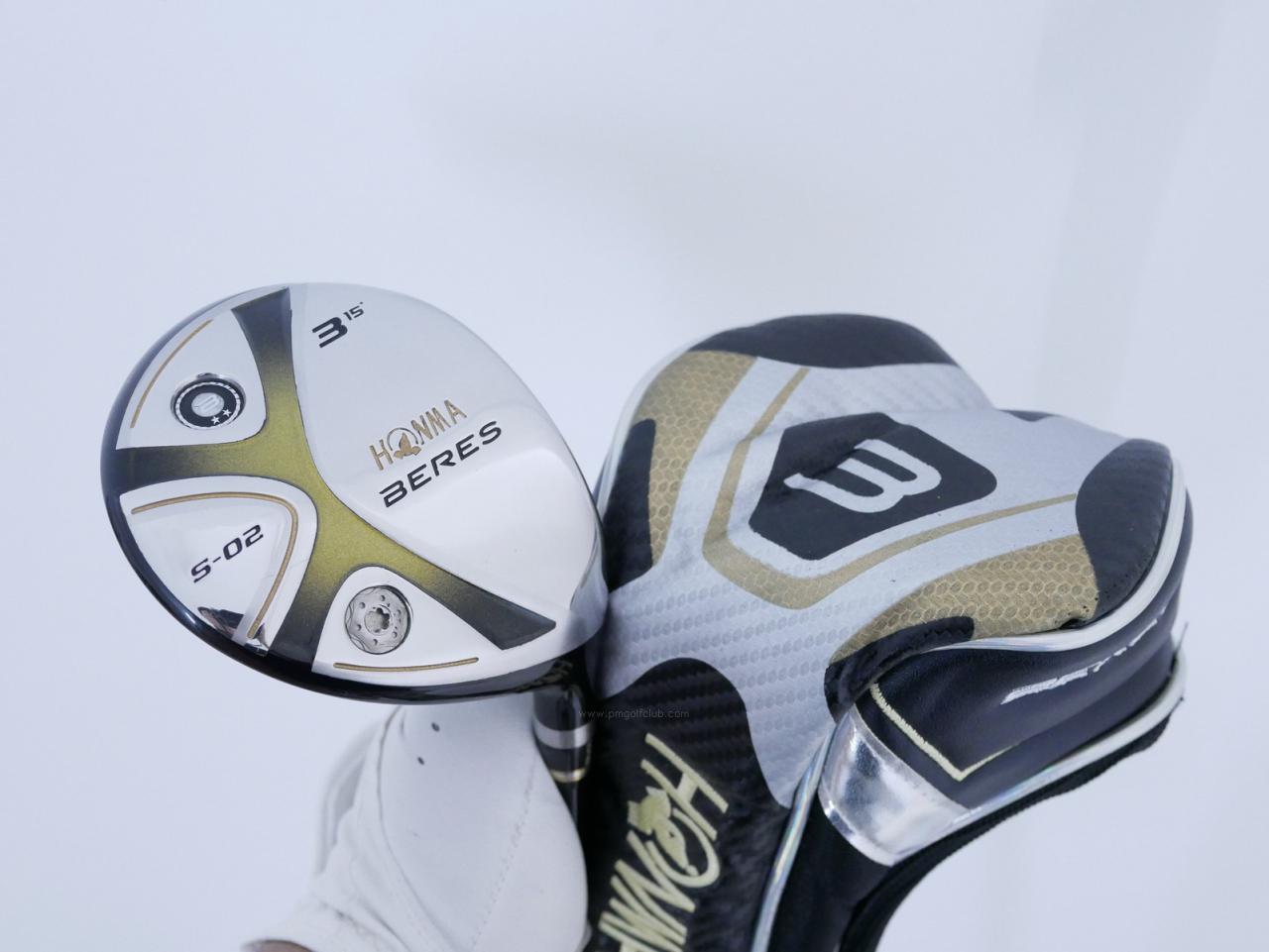 Fairway Wood : Honma : หัวไม้ 3 Honma Beres S-02 Loft 15 ก้าน ARMRQ 6 (54) Flex R (2 ดาว)