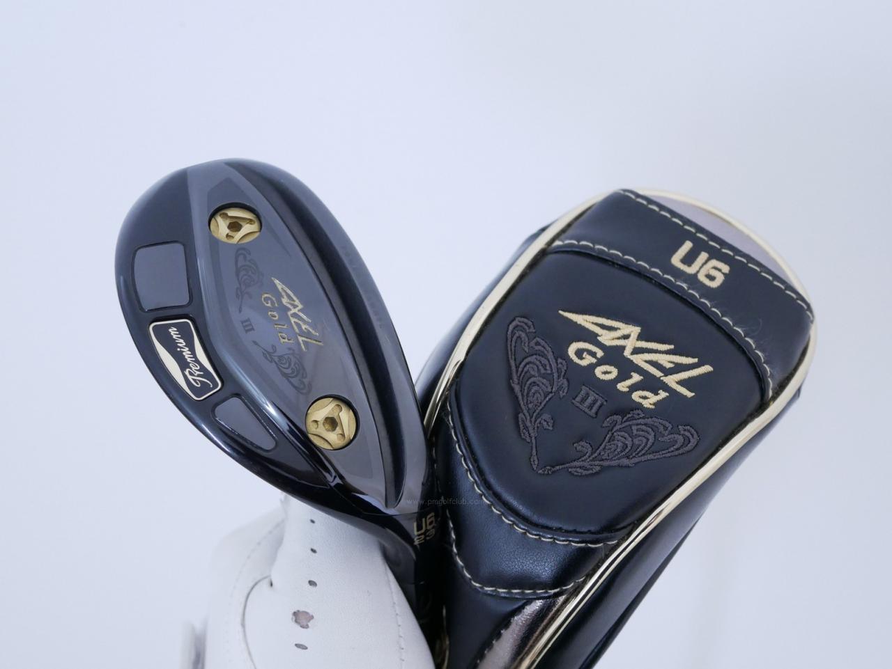 Fairway Wood : Tsuruya : ไม้กระเทย Tsuruya AXEL Gold Premium III (รุ่นปี 2019 ตัวท๊อป) Loft 23 Flex R