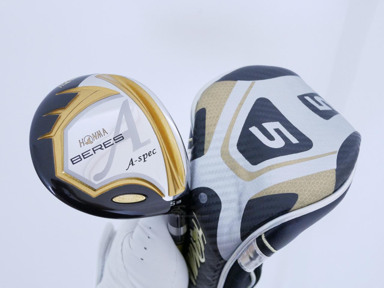 Fairway Wood : Honma : **ก้าน 3 ดาว** หัวไม้ 5 Honma Beres A-Spec II (ออกปี 2021 หน้าเด้งเกินกฏ) Loft 18 ก้าน ARMRQ A-Spec (47) Flex S (3 ดาว)
