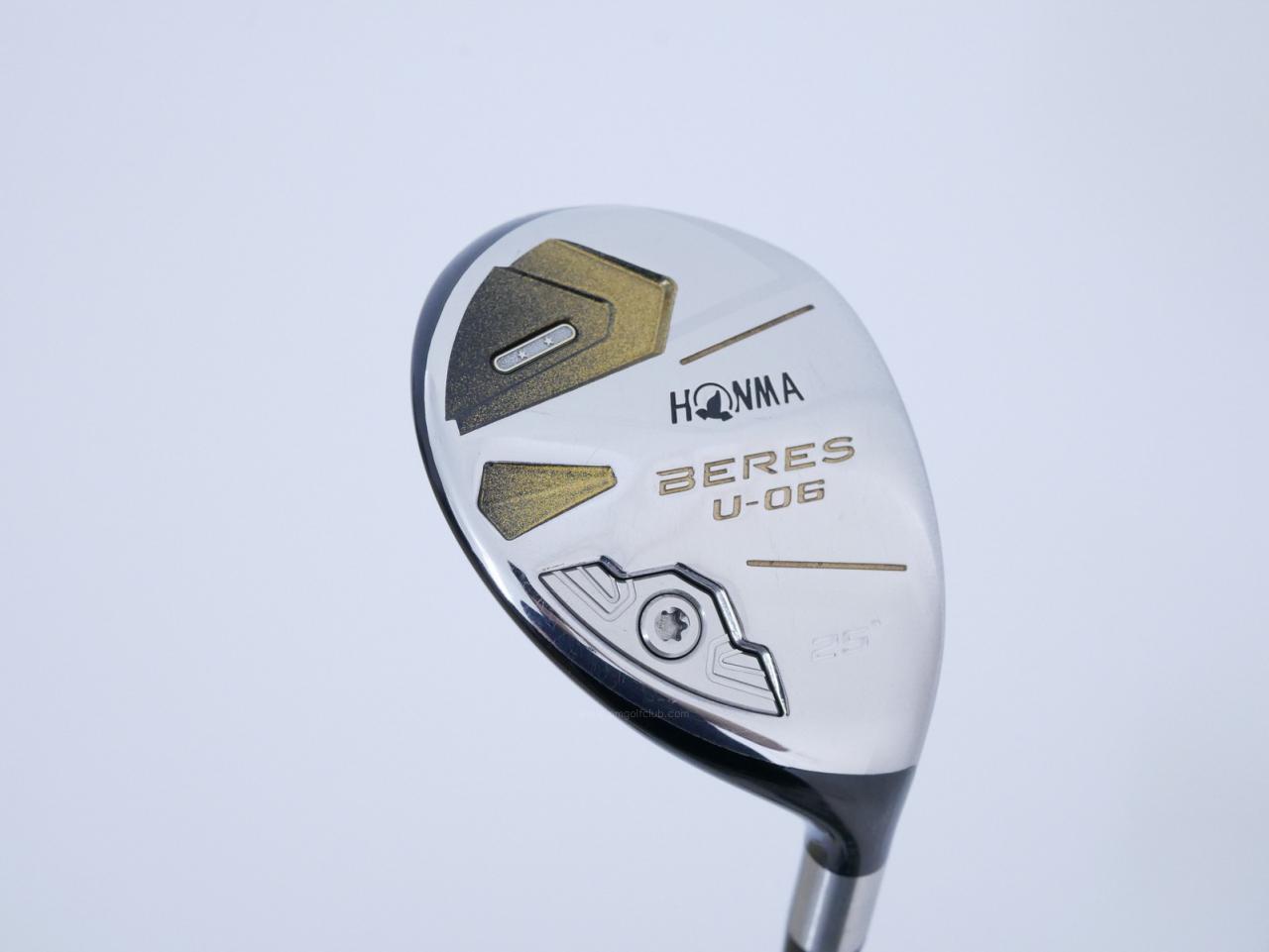Fairway Wood : Honma : ไม้กระเทย Honma Beres U-06 (ปี 2019) Loft 25 ก้าน ARMRQ X (47) Flex R (2 ดาว)