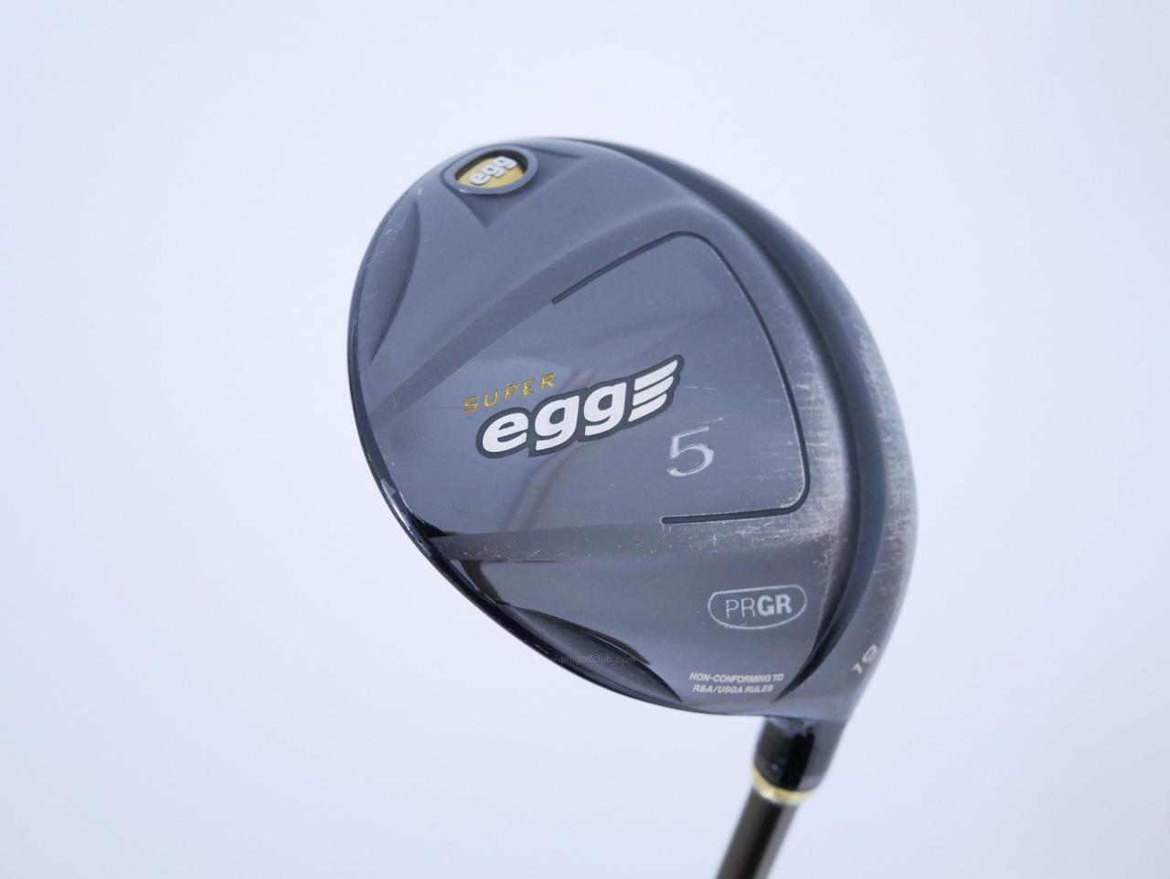 Fairway Wood : PRGR : หัวไม้ 5 PRGR Super Egg (หน้าเด้งเกินกฏ COR 0.84 ออกปี 2018 หายากมาก) Loft 19 Flex R (M-37)