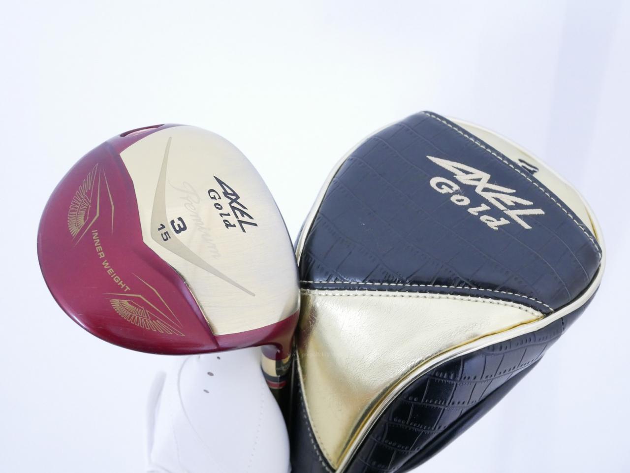 Fairway Wood : Tsuruya : หัวไม้ 3 Tsuruya AXEL Gold Premium IV (รุ่นปี 2021 ตัวท๊อป ของใหม่ 2 หมื่นกว่า) Loft 15 Flex S
