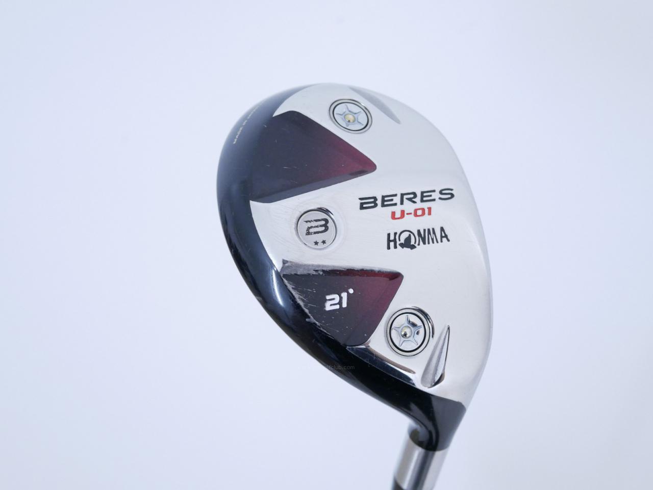 Fairway Wood : Honma : **มีบุบ** ไม้กระเทย Honma Beres U-01 Loft 21 ก้าน ARMRQ 6 (54) Flex S (2 ดาว)