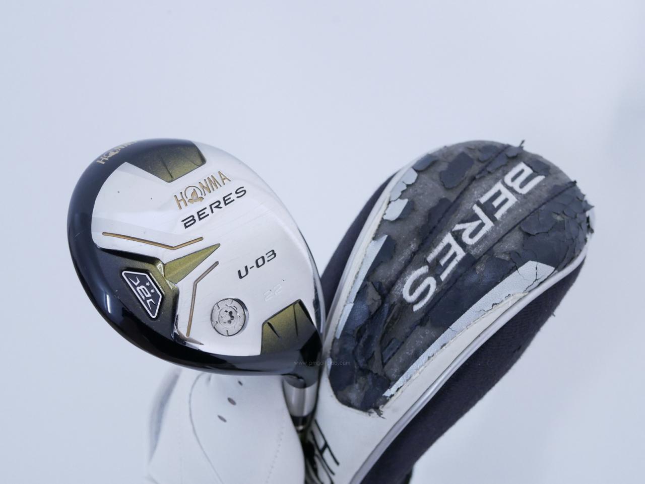 Fairway Wood : Honma : ไม้กระเทย Honma Beres U-03 (ปี 2016) Loft 22 ก้าน ARMRQ 8 (49) Flex R (2 ดาว)