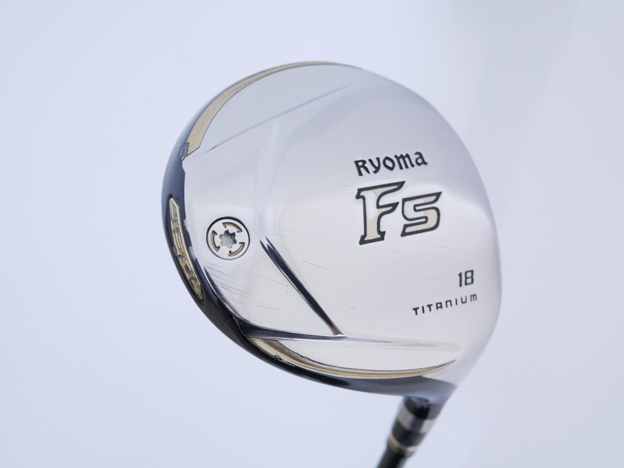 Fairway Wood : Other Brand : หัวไม้ 5 Ryoma F Titanium (รุ่นปี 2019 ไกลมากๆ) Loft 18 ก้าน Tour AD RF2 Flex R2