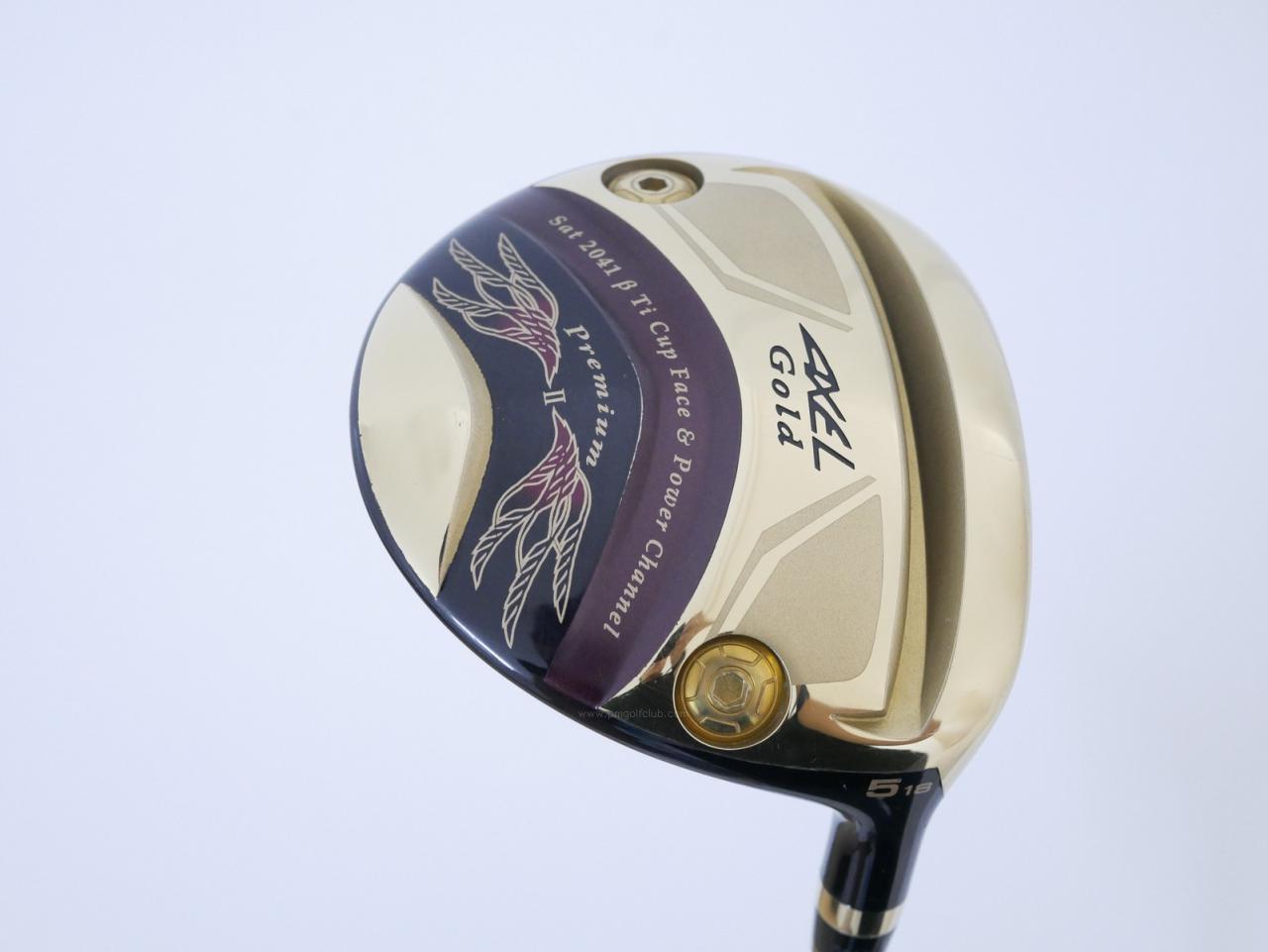 Fairway Wood : Tsuruya : หัวไม้ 5 Tsuruya AXEL Gold Premium II (รุ่นท๊อปสุด หายากมาก) Loft 18 Flex R