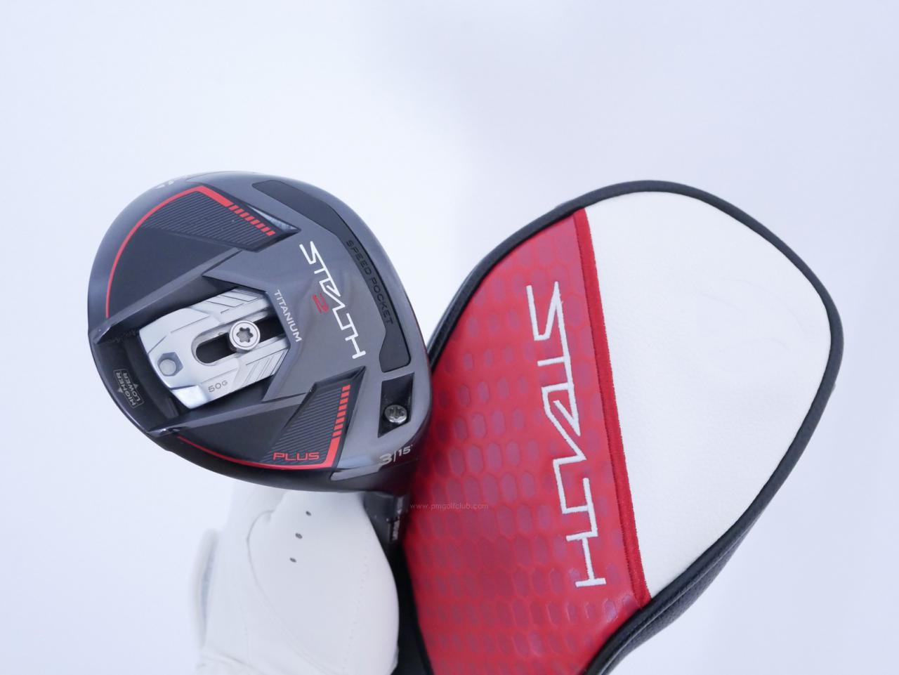 Fairway Wood : Taylormade : หัวไม้ 3 Taylormade Stealth 2 Plus (รุ่นปี 2023) Loft 15 ก้าน Mitsubishi Diamana TM50 Flex S