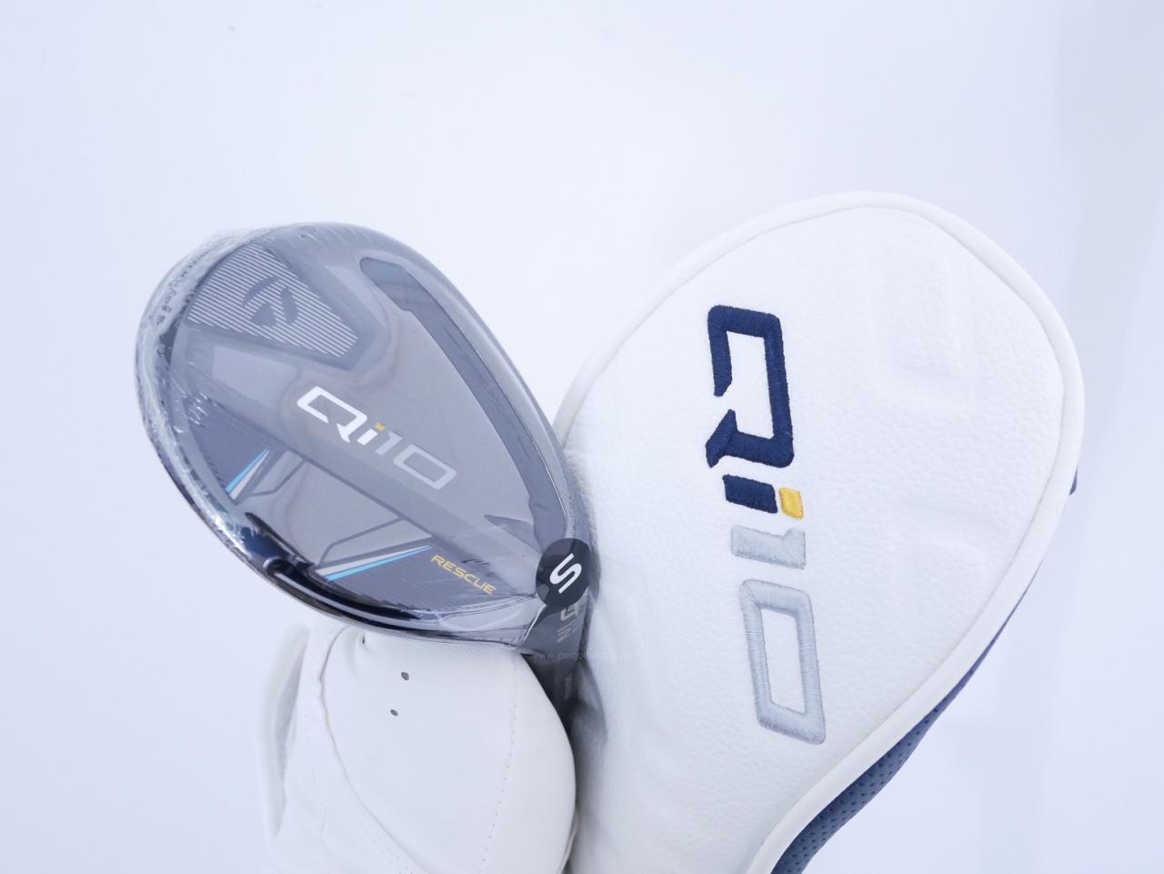Fairway Wood : Taylormade : **ของใหม่ ยังไม่แกะพลาสติก** ไม้กระเทย Taylormade Qi10 Rescue (ออกปี 2024) Loft 22 ก้าน Mitsubishi Diamana TM60 Flex S