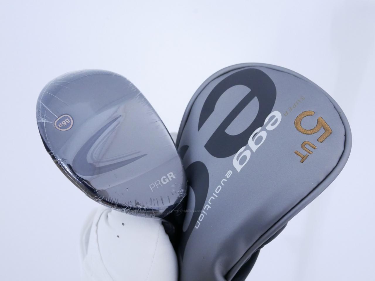 Fairway Wood : PRGR : **ของใหม่ ยังไม่แกะพลาสติก** ไม้กระเทย PRGR Super EGG Evolution (รุ่นล่าสุด ออกปี 2024 หน้าเด้งเกินกฏ ตีไกลมาก) Loft 23 Flex R (M-37)