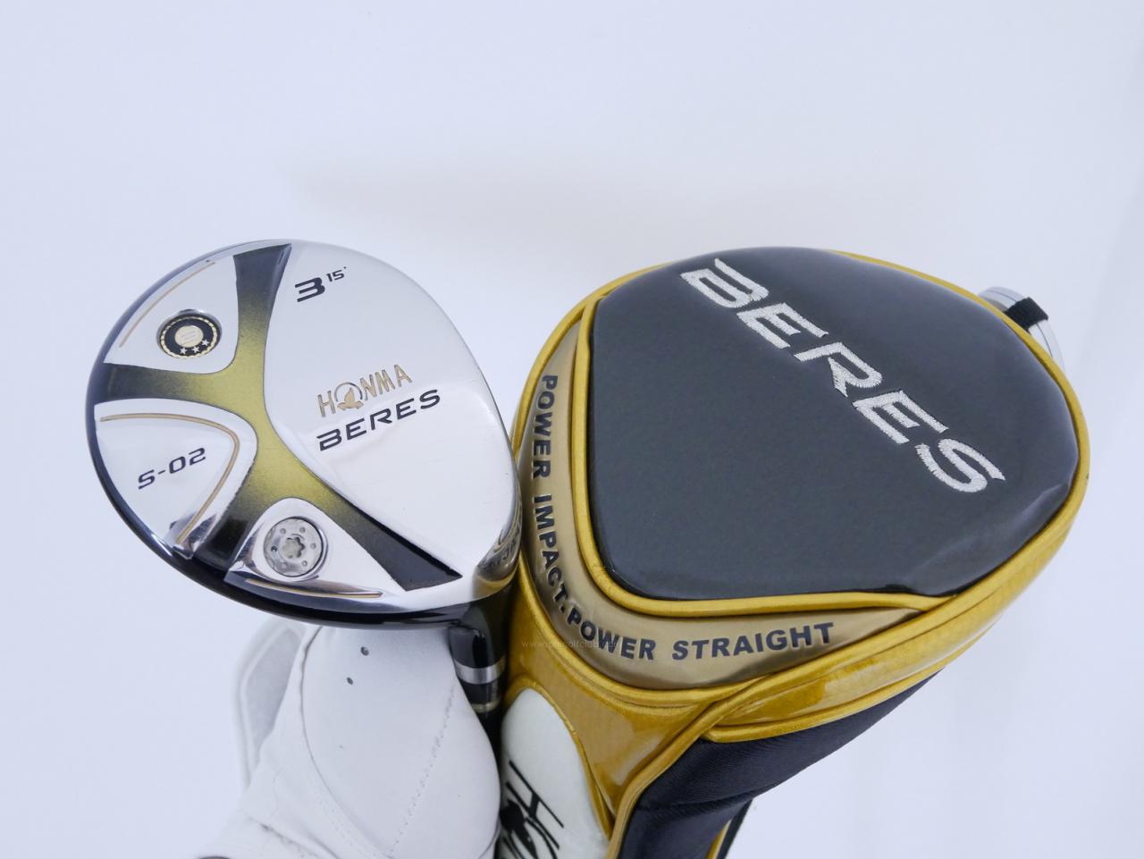 Fairway Wood : Honma : **ก้าน 3 ดาว** หัวไม้ 3 Honma Beres S-02 Loft 15 ก้าน ARMRQ 6 (49) Flex SR (3 ดาว)