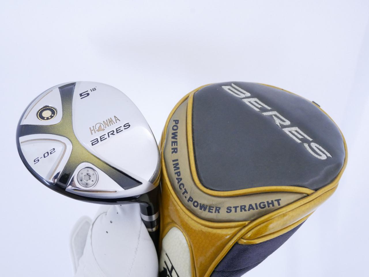 Fairway Wood : Honma : **ก้าน 3 ดาว** หัวไม้ 5 Honma Beres S-02 Loft 18 ก้าน ARMRQ 6 (49) Flex SR (3 ดาว)