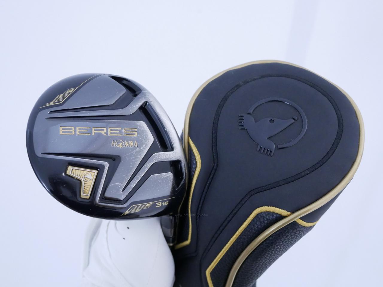 Fairway Wood : Honma : หัวไม้ 3 Honma Beres Black (รุ่นปี 2023) Loft 15 ก้าน Honma ARMRQ MX Flex R