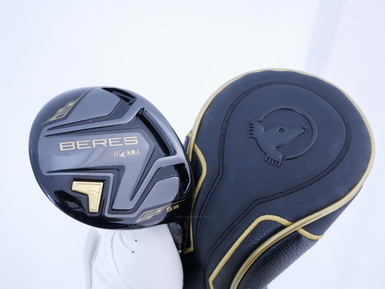 Fairway Wood : Honma : หัวไม้ 5 Honma Beres Black (รุ่นปี 2023) Loft 18 ก้าน Honma ARMRQ MX Flex S