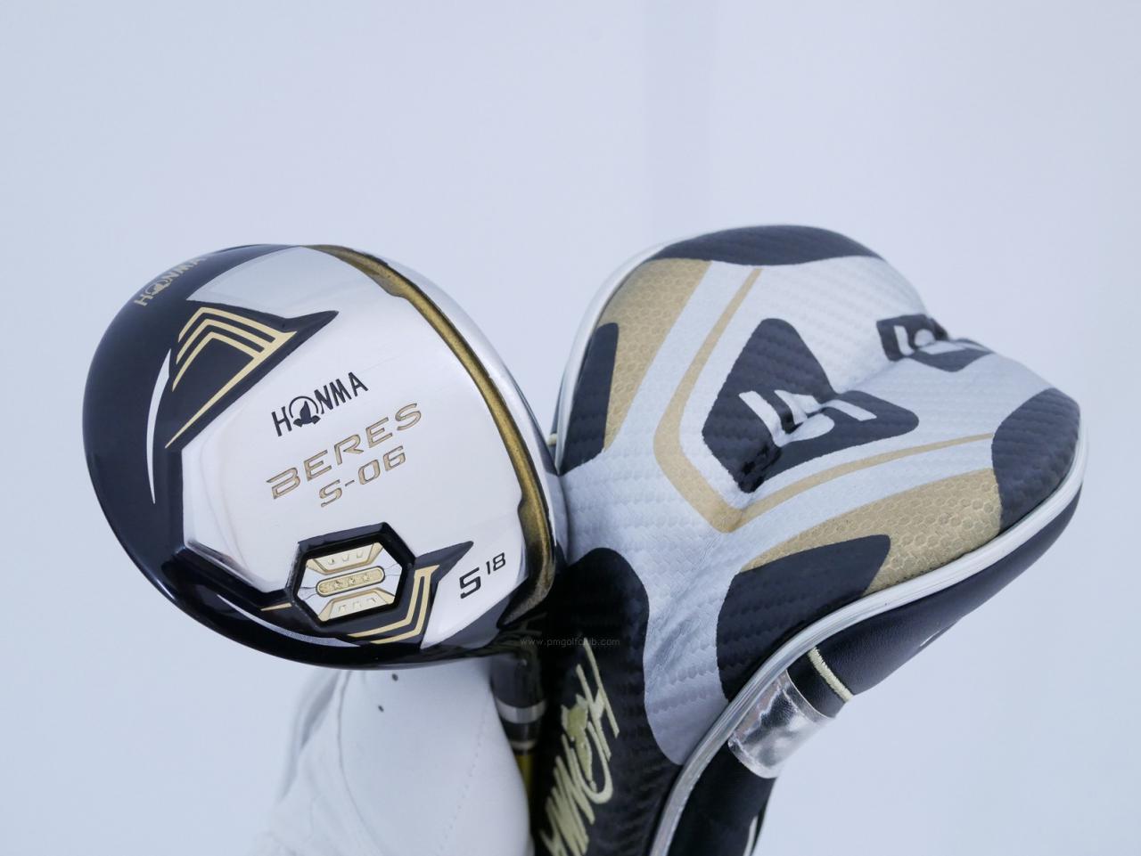 Fairway Wood : Honma : **ก้าน 3 ดาว** หัวไม้ 5 Honma Beres S-06 (รุ่นปี 2019) Loft 18 ก้าน ARMRQ X (47) Flex R (3 ดาว)