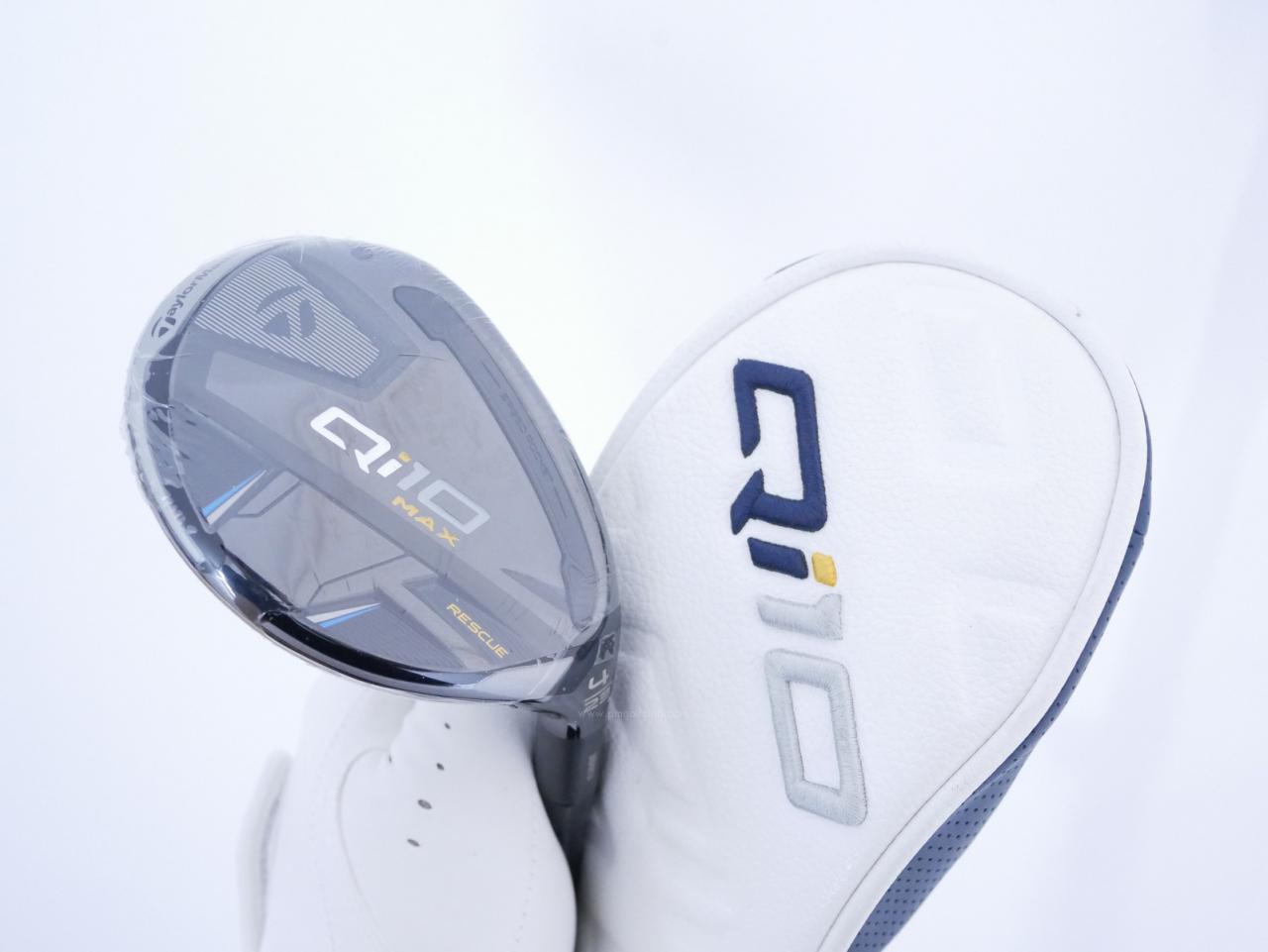 Fairway Wood : Taylormade : **ของใหม่ ยังไม่แกะพลาสติก** ไม้กระเทย Taylormade Qi10 MAX Rescue (ออกปี 2024) Loft 23 ก้าน Mitsubishi Diamana TM60 Flex S