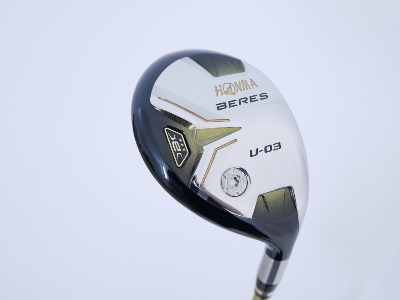 Fairway Wood : Honma : **มีบุบ ก้าน 3 ดาว** ไม้กระเทย Honma Beres U-03 (ออกปี 2015) Loft 19 ก้าน ARMRQ 8 (49) Flex R (3 ดาว)