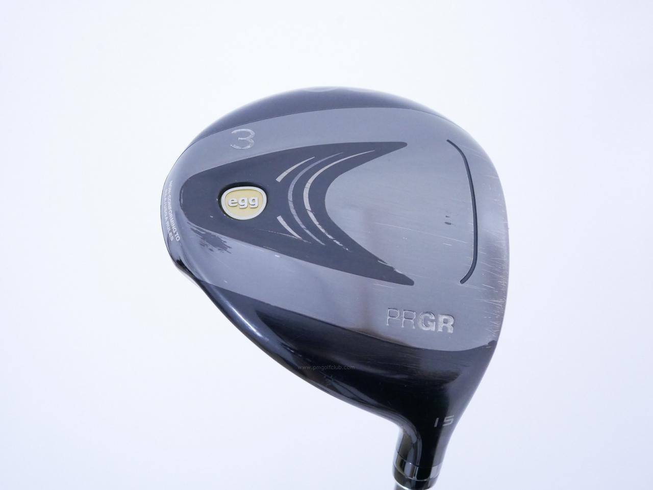 Fairway Wood : PRGR : หัวไม้ 3 PRGR Super Egg (รุ่นปี 2023 หน้าเด้งเกินกฏ COR 0.84 หายากมาก) Loft 15 ก้าน M-37 Flex R