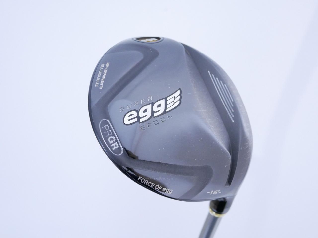 Fairway Wood : PRGR : หัวไม้ 3 PRGR Super Egg (หน้าเด้งเกินกฏ COR 0.84 ปี 2017 หายากมาก) Loft 16 Flex SR (M-40)