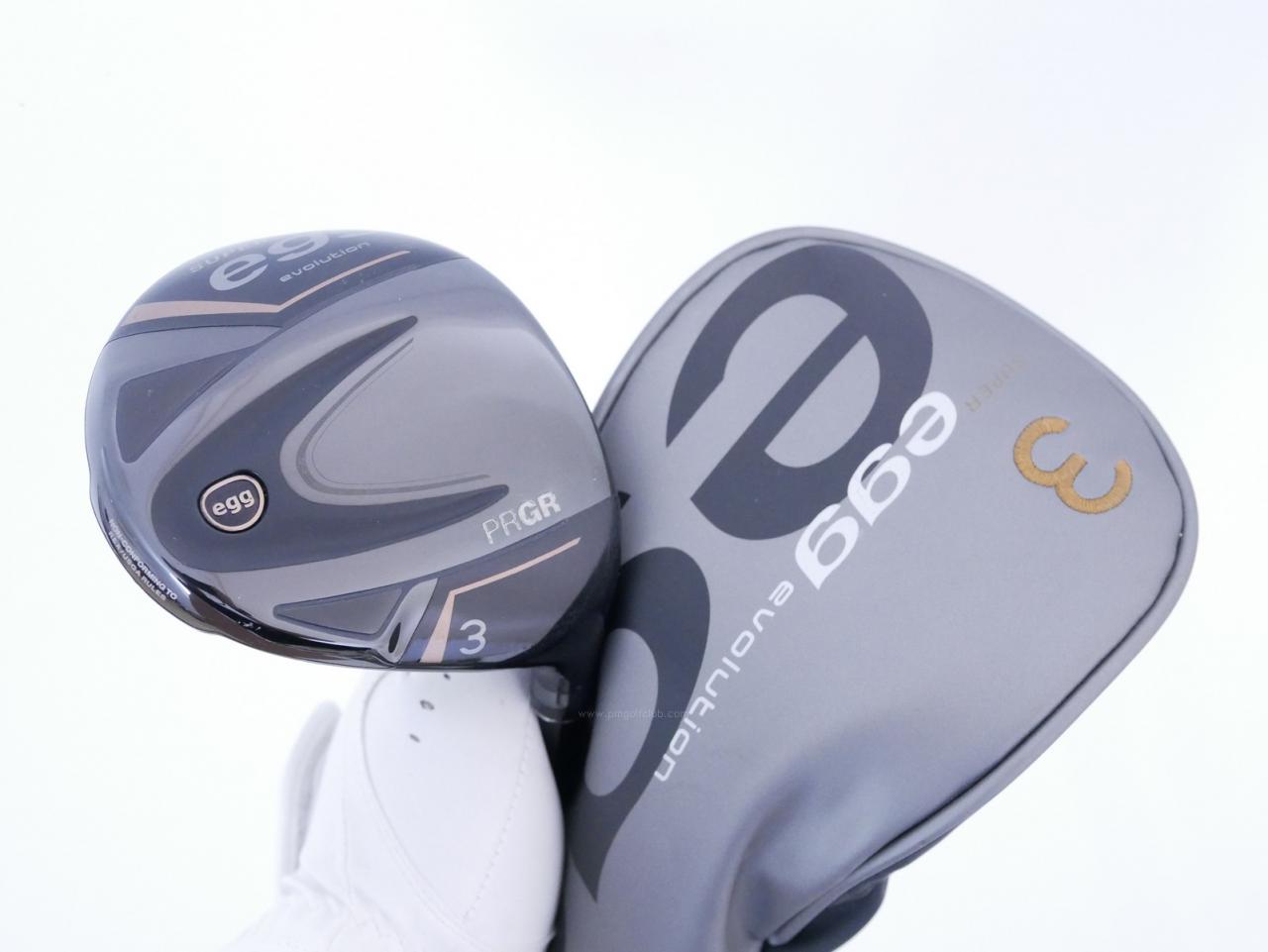 Fairway Wood : PRGR : หัวไม้ 3 PRGR Super EGG Evolution (รุ่นล่าสุด ออกปี 2024 หน้าเด้งเกินกฏ ตีไกลมาก) Loft 16 Flex R (M-37)