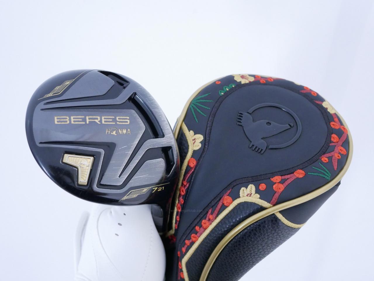 Fairway Wood : Honma : **ก้าน 3 ดาว** หัวไม้ 7 Honma Beres Black (รุ่นปี 2023) Loft 21 ก้าน Honma ARMRQ MX Flex R (3 ดาว)