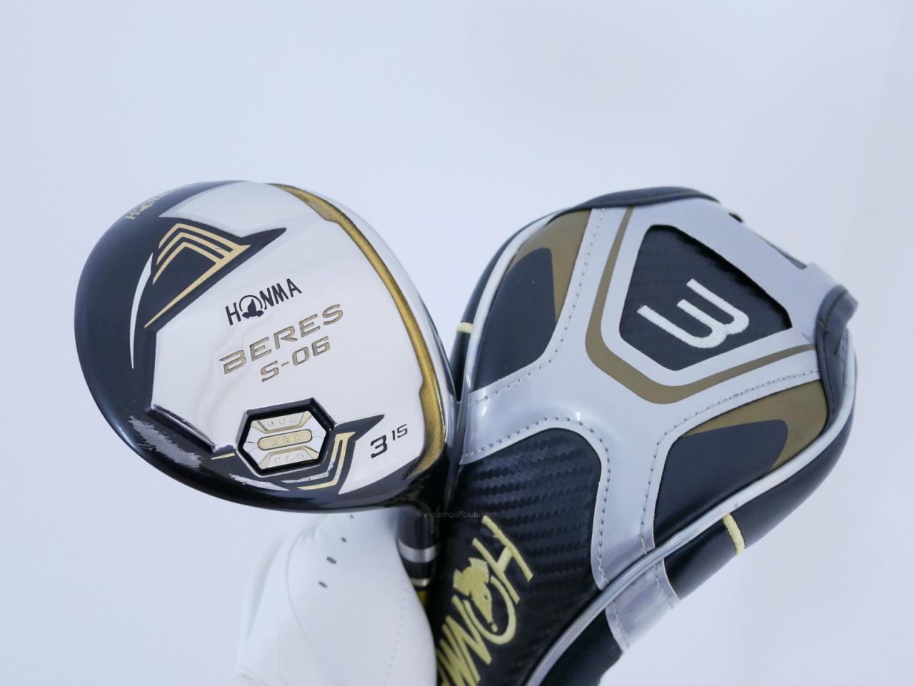 Fairway Wood : Honma : **ก้าน 3 ดาว** หัวไม้ 3 Honma Beres S-06 (รุ่นปี 2019) Loft 15 ก้าน ARMRQ X (47) Flex SR (3 ดาว)