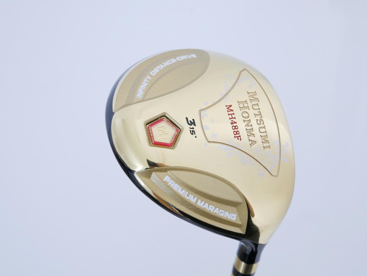 Fairway Wood : Other Brand : หัวไม้ 3 Mutsumi Honma MH488F (หน้า Maraging) Loft 15 Flex R