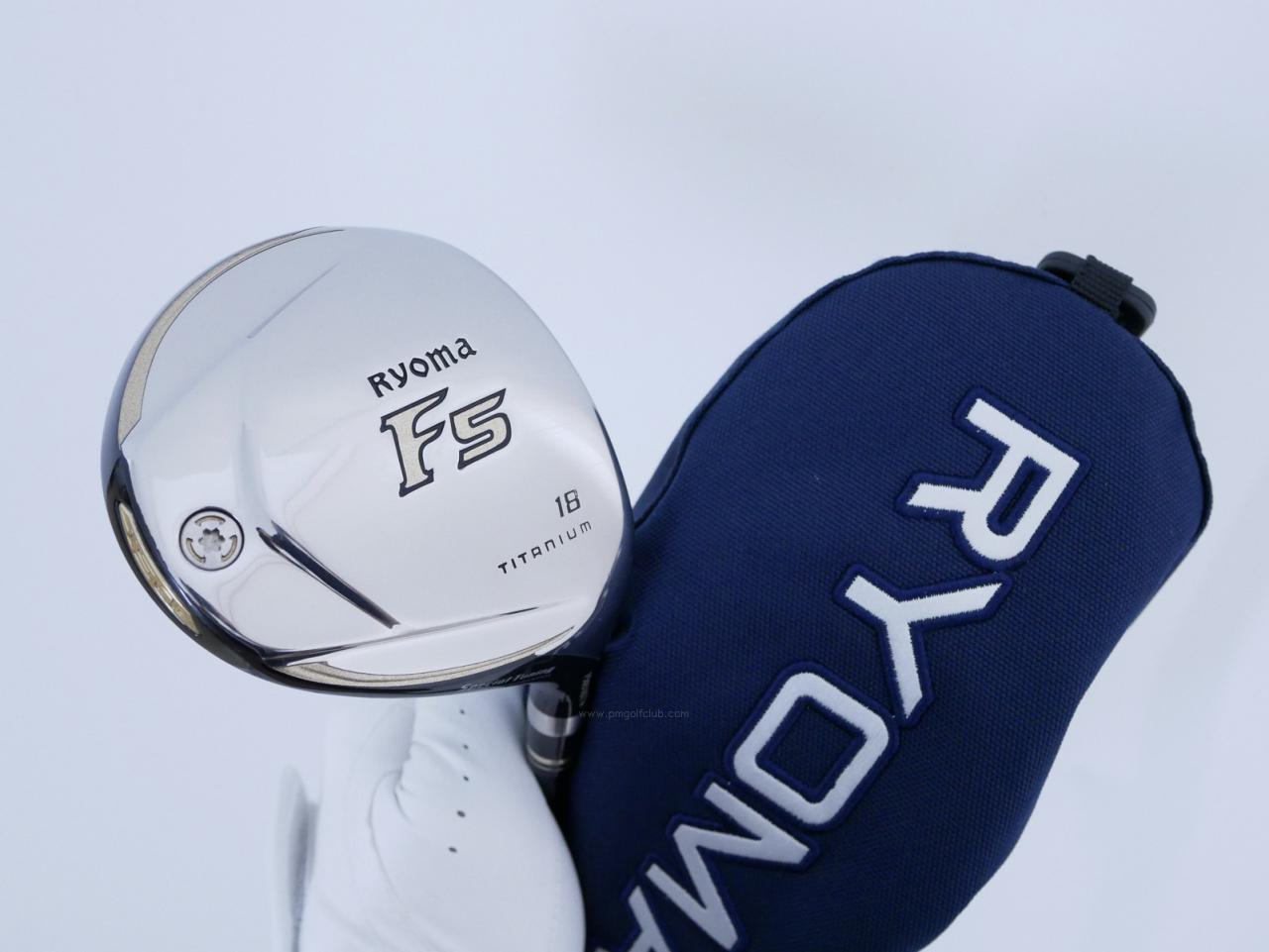 Fairway Wood : Other Brand : หัวไม้ 5 Ryoma F Titanium Special Tunning (ปี 2020 หน้าเด้งเกินกฏ ไกลมากๆ) Loft 18 ก้าน Tour AD RF2 Flex R