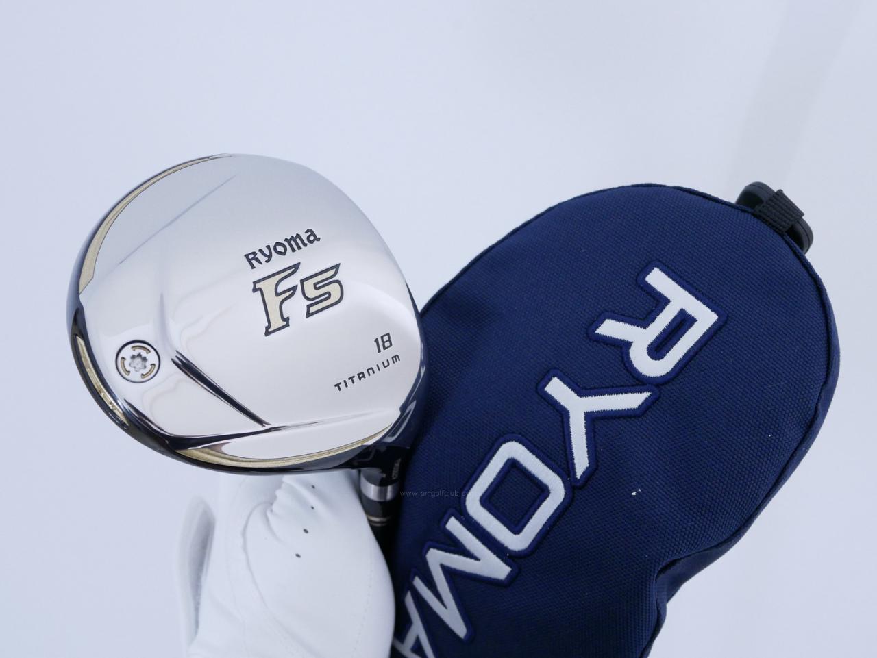 Fairway Wood : Other Brand : หัวไม้ 5 Ryoma F Titanium (รุ่นปี 2019 ไกลมากๆ) Loft 18 ก้าน Tour AD RF2 Flex R