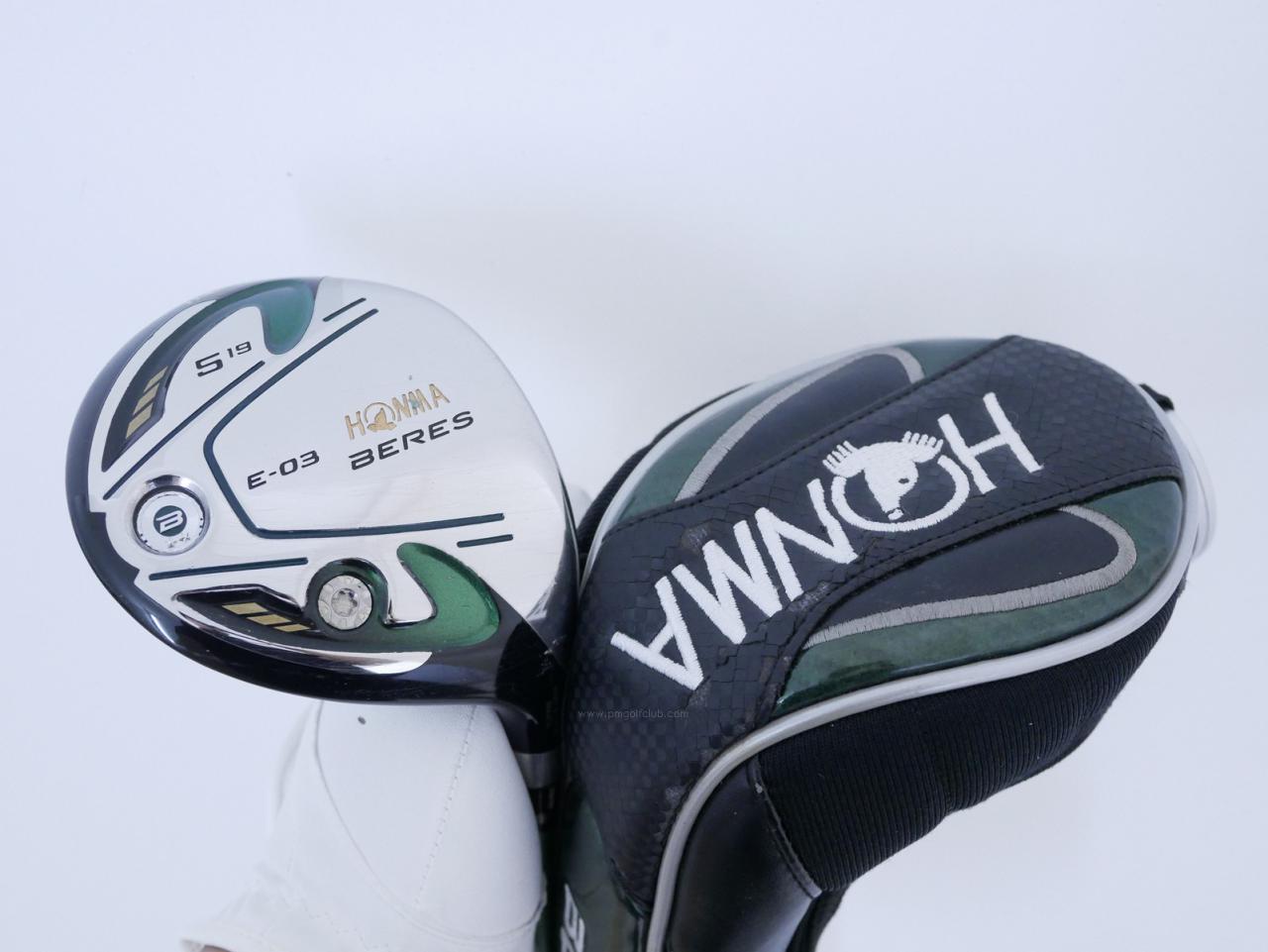 Fairway Wood : Honma : หัวไม้ 5 Honma Beres E-03 (เหมาะกับซีเนียร์) Loft 19 ก้าน ARMRQ 8 (45) Flex R (2 ดาว)