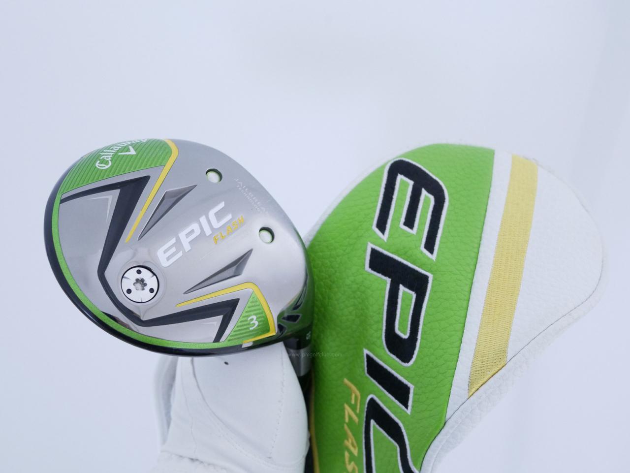Fairway Wood : callaway : หัวไม้ 3 Callaway Epic Flash Star (รุ่นปี 2019) Loft 15 ก้าน Fujikura Speeder Evolution V FW 50 Flex S