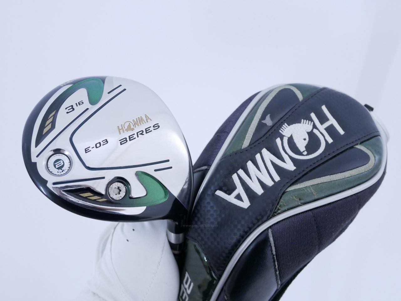 Fairway Wood : Honma : หัวไม้ 3 Honma Beres E-03 (ออกปี 2015 เหมาะกับซีเนียร์) Loft 16 ก้าน ARMRQ 8 (45) Flex R (2 ดาว)