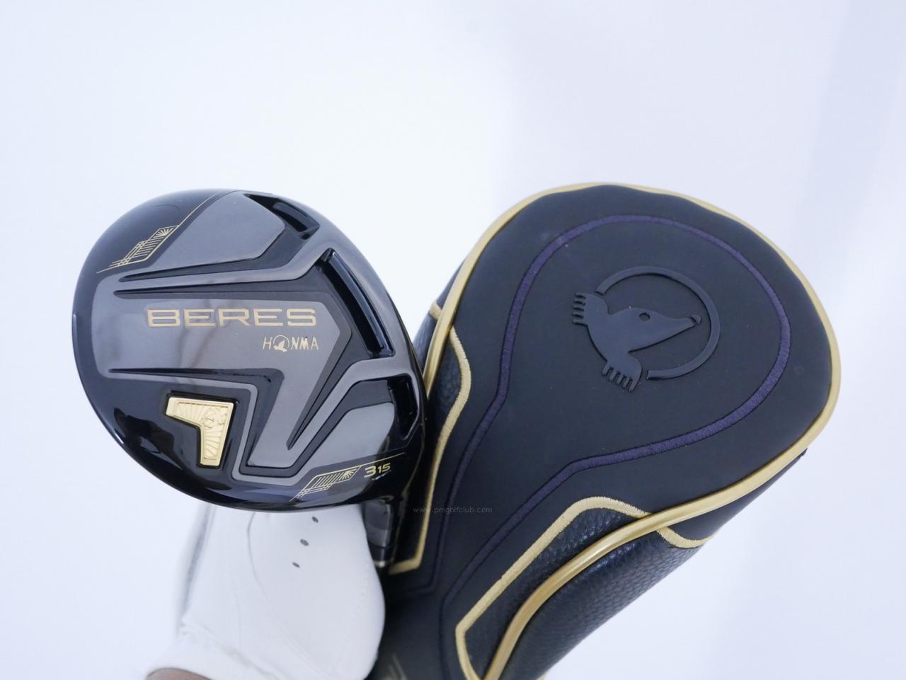 Fairway Wood : Honma : หัวไม้ 3 Honma Beres Black (รุ่นปี 2023) Loft 15 ก้าน Honma ARMRQ MX Flex R