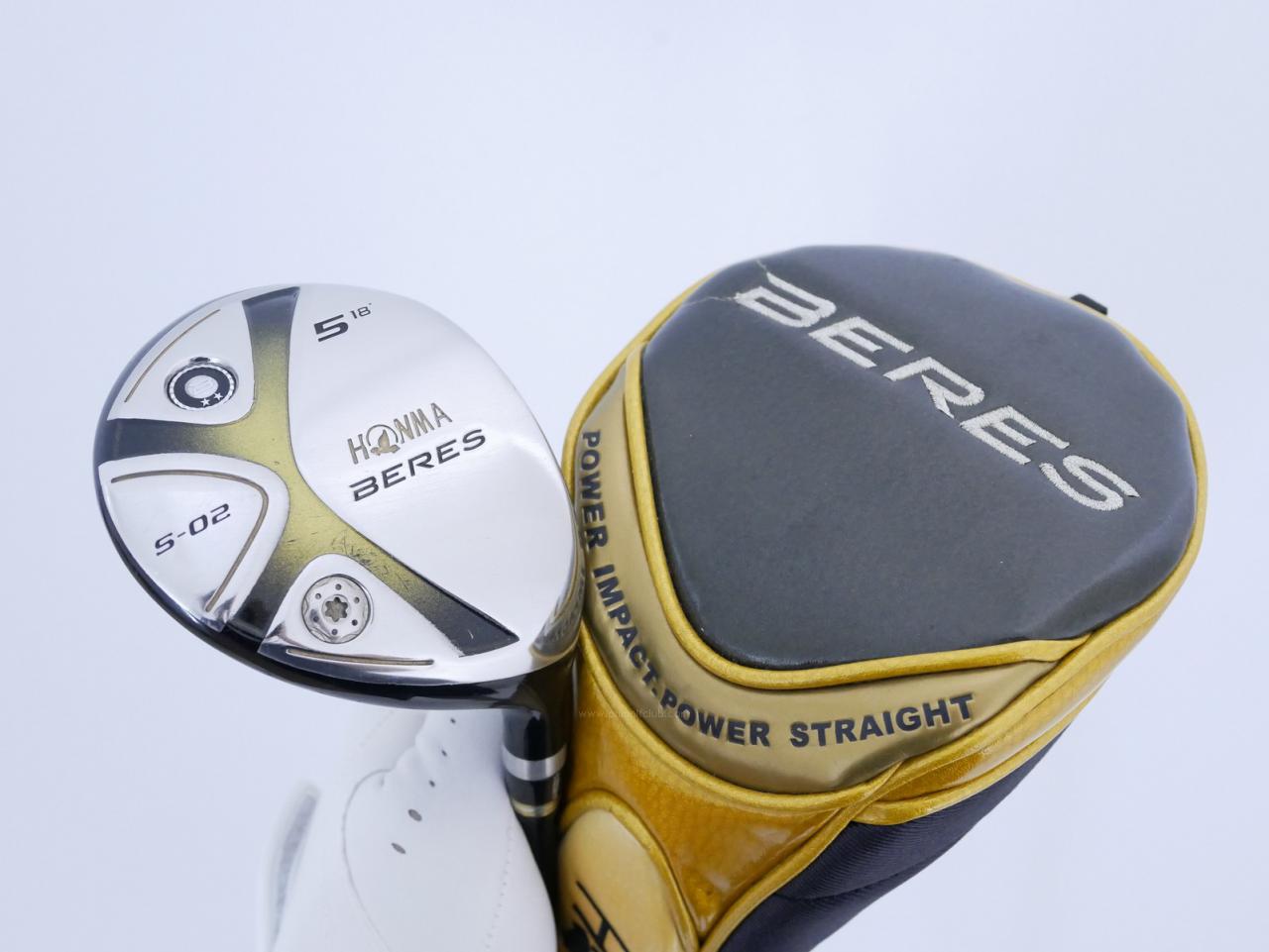 Fairway Wood : Honma : หัวไม้ 5 Honma Beres S-02 Loft 18 ก้าน ARMRQ 6 (54) Flex R (2 ดาว)