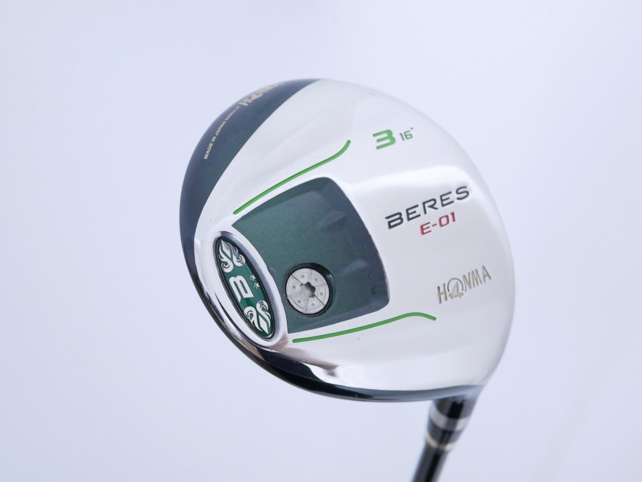 Fairway Wood : Honma : หัวไม้ 3 Honma Beres E-01 (เหมาะกับซีเนียร์) Loft 16 ก้าน ARMRQ 6 (45) FLex R (2 ดาว)