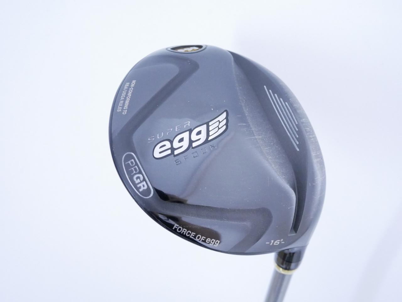 Fairway Wood : PRGR : หัวไม้ 3 PRGR Super Egg (หน้าเด้งเกินกฏ COR 0.84 ปี 2017 หายากมาก) Loft 16 Flex SR (M-40)