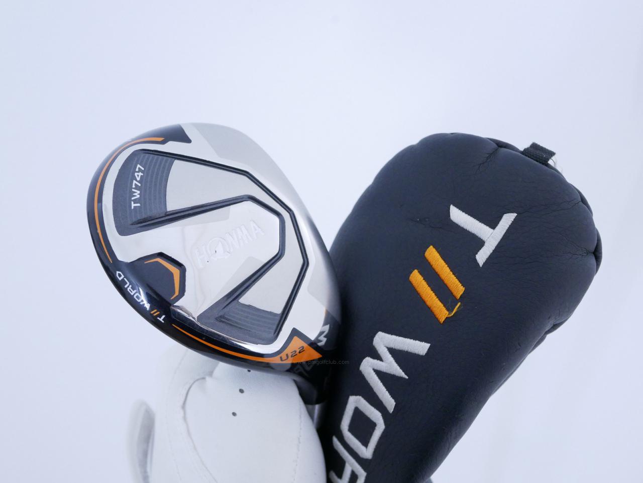 Fairway Wood : Honma : ไม้กระเทย Honma Tour World TW747 (ออกปี 2019) Loft 22 ก้าน Honma Vizard UT-H7 Flex S