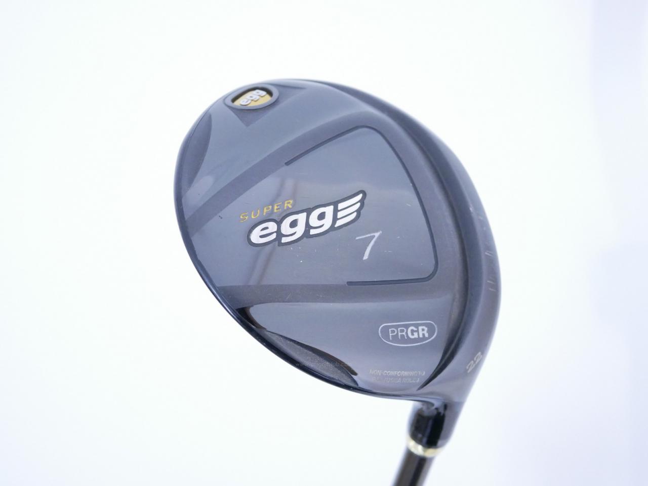 Fairway Wood : PRGR : หัวไม้ 7 PRGR Super Egg (หน้าเด้งเกินกฏ COR 0.84 ออกปี 2018 หายากมาก) Loft 22 Flex R (M-37)