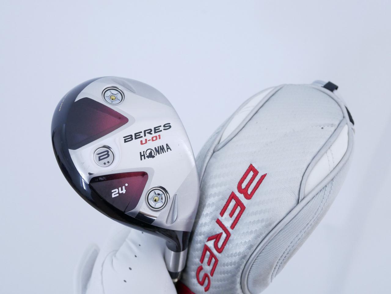 Fairway Wood : Honma : ไม้กระเทย Honma Beres U-01 Loft 24 ก้าน ARMRQ 6 (49) Flex S (2 ดาว)