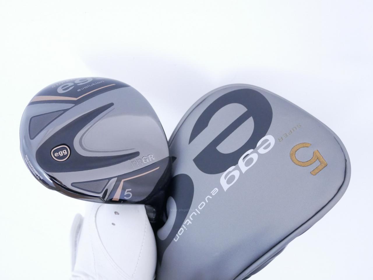 Fairway Wood : PRGR : หัวไม้ 5 PRGR Super EGG Evolution (รุ่นล่าสุด ออกปี 2024 หน้าเด้งเกินกฏ ตีไกลมาก) Loft 19 Flex R (M-37)