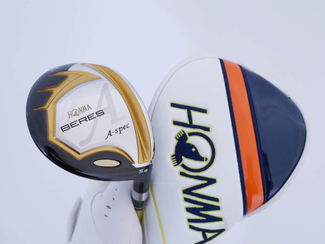Fairway Wood : Honma : **ก้าน 3 ดาว** หัวไม้ 5 Honma Beres A-Spec II (ออกปี 2021 หน้าเด้งเกินกฏ) Loft 18 ก้าน ARMRQ A-Spec (47) Flex R (3 ดาว)